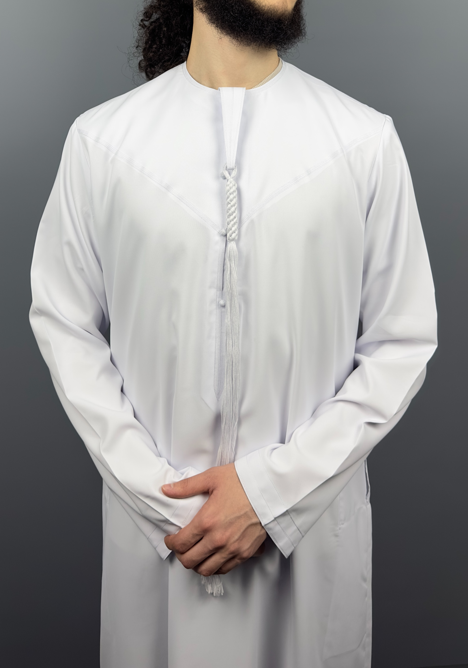 Qamis Émirati Blanc Pure