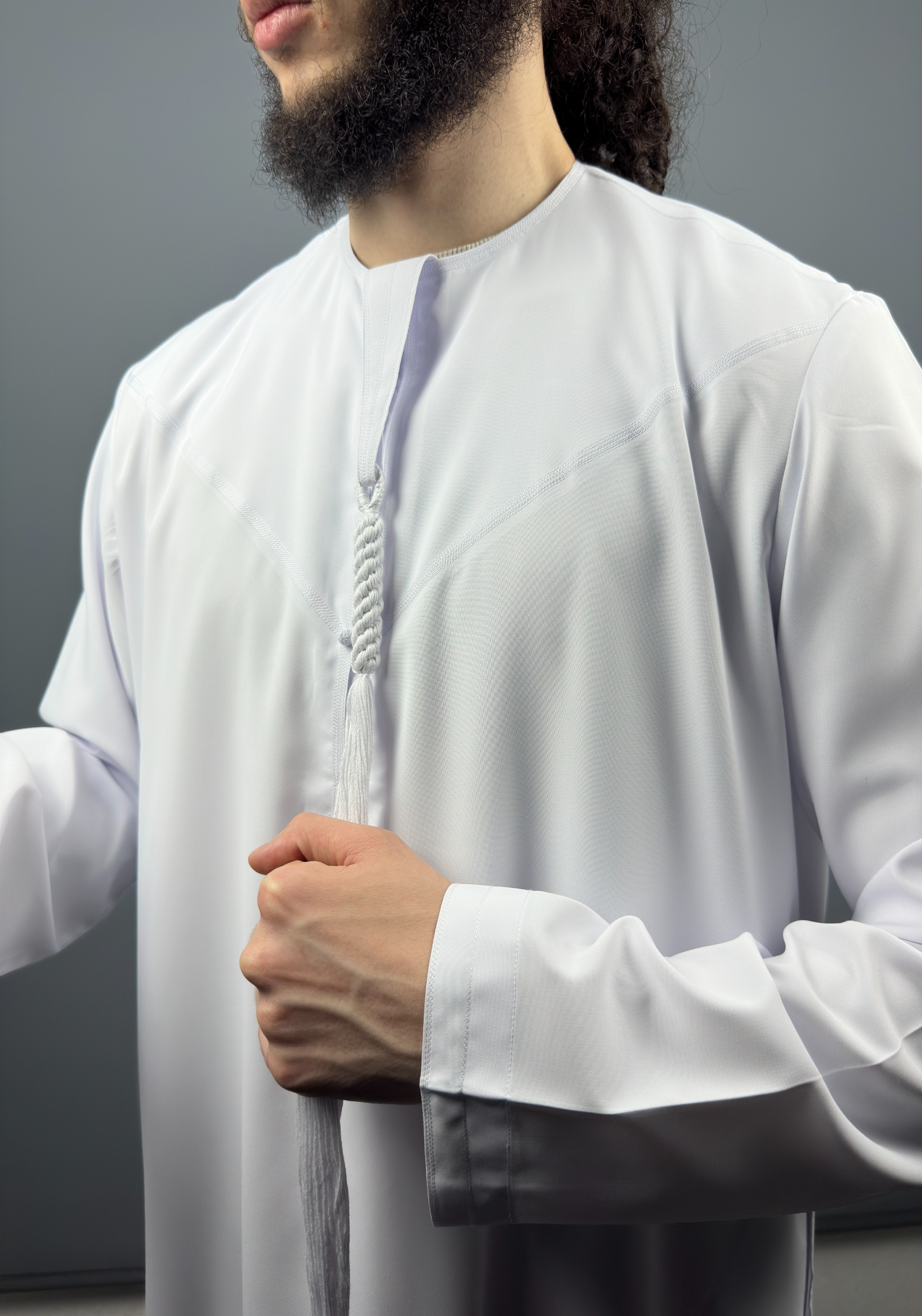 Qamis Émirati Blanc Pure