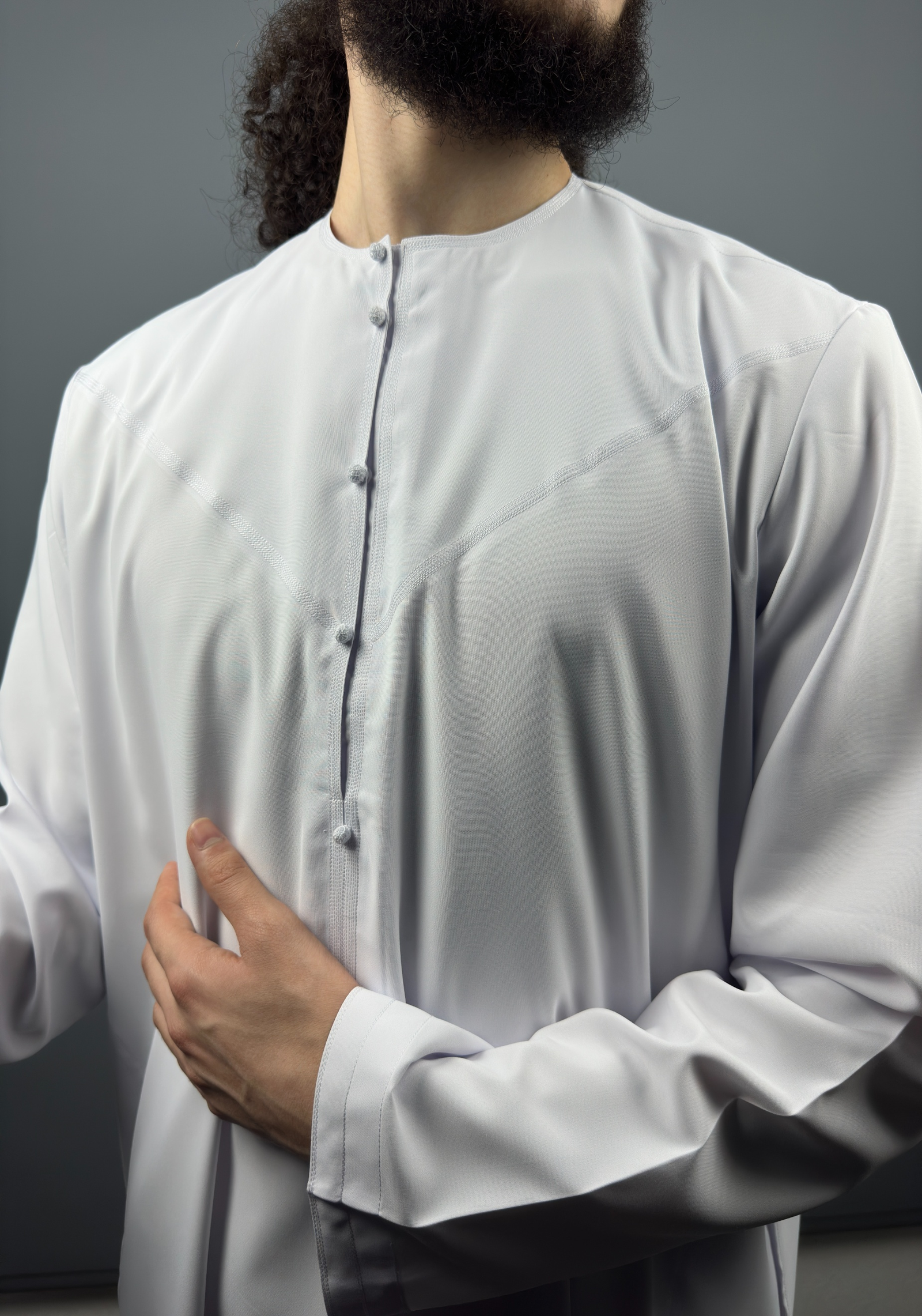 Qamis Émirati Blanc Pure